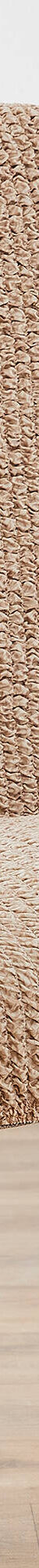 Housse microfibre bi-extensible gaufrée spéciale chaise  (beige) Housse microfibre bi-extensible gaufrée spéciale chaise  (beige)